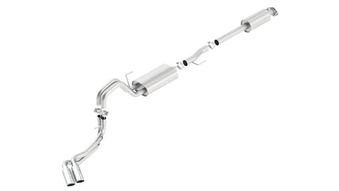 Borla 2015-2020 Ford F-150 Cat-Back Exhaust System Touring Part # 140617 - GUMOTORSPORT