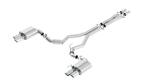 Borla 2018-2022 Ford Mustang GT Cat-Back Exhaust System S-Type Part # 140745 - GUMOTORSPORT