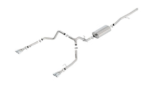 Borla 2019-2023 Chevrolet Silverado 1500 / Sierra 5.3L Cat-Back Exhaust System Touring Part # 140780