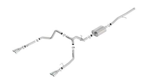 Borla 5.3L 2019-2022 Chevrolet Silverado 1500 Cat-Back Exhaust System S-Type Part # 140781 - GUMOTORSPORT