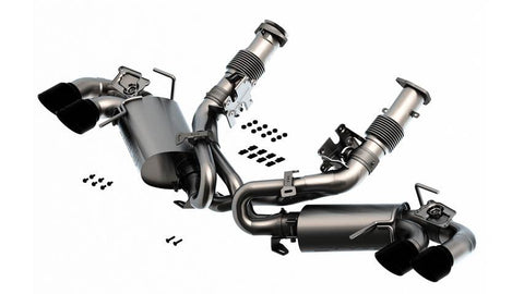 Borla 2020 + Chevrolet Corvette Stingray Cat-Back Exhaust System S-Type with Black Tips Part # 140838BC - GUMOTORSPORT