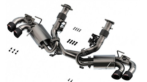 Borla 2020 + Chevrolet Corvette Stingray Cat-Back Exhaust System ATAK with Carbon Tips Part # 140839CF - GUMOTORSPORT