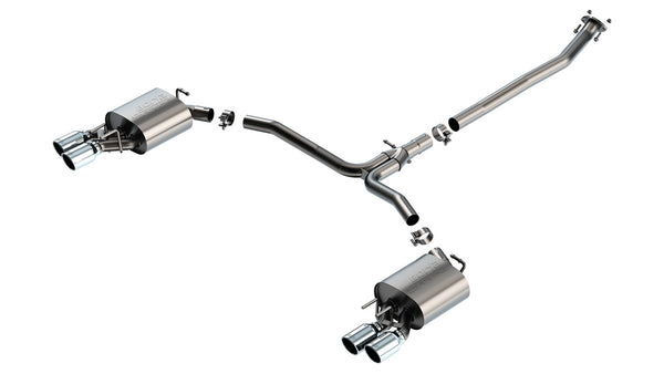 Borla 2018-2024 Toyota Camry 2.5L XSE Cat-Back Exhaust System S-Type Part # 140853