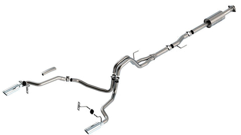 Borla 2021 + Ford F-150 Cat-Back Exhaust System S-Type Part # 140863 - GUMOTORSPORT