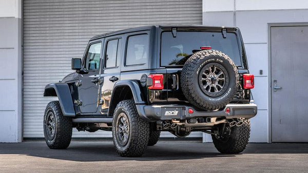 Borla 2021 + Jeep Wrangler Rubicon 392 6.4L V8 AT 4WD 4DR S-Type Cat-Back Exhaust (Stainless) - GUMOTORSPORT