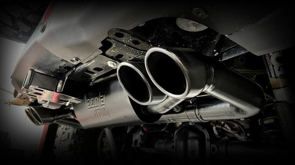 Borla 2021 + Jeep Wrangler Rubicon 392 6.4L V8 AT 4WD 4DR S-Type Cat-Back Exhaust - Coated Black - GUMOTORSPORT