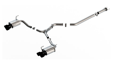 Borla 2022 + SUBARU WRX Cat-Back Exhaust System S-Type with Carbon Tips Part # 140907CB