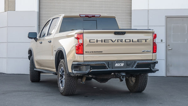 Borla 2022 + Chevrolet Silverado 1500 ZR2 / GMC Sierra 1500 AT4X Cat-Back Exhaust System S-Type Part # 140914