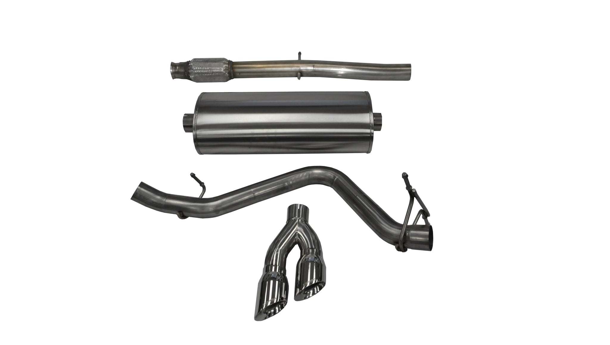 Corsa 2014 - 2019c Chevy Silverado 1500 5.3L V8 CC / SB 3in Single Side Exit Touring Cat-Back Exhaust