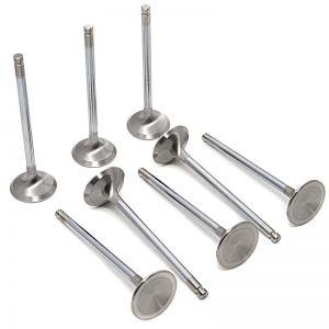 GSC P-D Honda K Series Vtec K20/K24 Chrome Polished Intake Valve - 35mm Head (STD) - SET 8 - GUMOTORSPORT