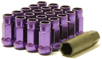 Wheel Mate Muteki SR48 Open End Lug Nuts - Purple 12x1.50 48mm - GUMOTORSPORT