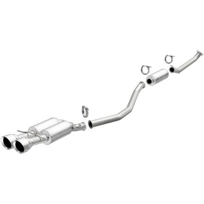 MagnaFlow 2017-2020 Honda Civic Si 1.5L 409 SS Single Exit Polished 4.5in Dual Tips Cat-Back Exhaust - GUMOTORSPORT