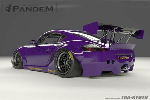 GReddy Pandem RB 09-12 Porsche Cayman Complete Wide Body Aero Kit WITH WING (Special Order) - GUMOTORSPORT