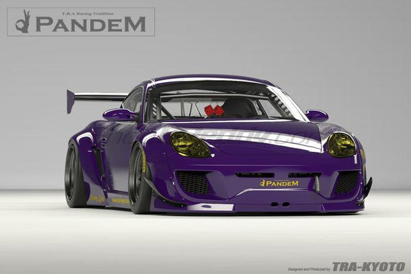 GReddy Pandem RB 09-12 Porsche Cayman Complete Wide Body Aero Kit WITH WING (Special Order) - GUMOTORSPORT