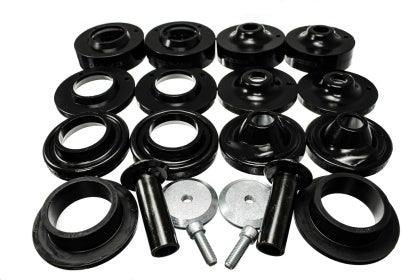 Energy Suspension 18+ Jeep Wrangler JL Black Rock-Flex 2in Adjustable Coil Spacer Set - GUMOTORSPORT