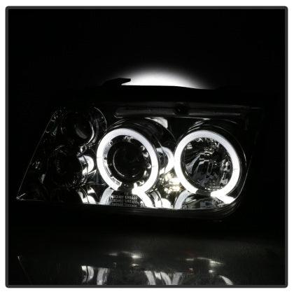 Spyder Volkswagen Jetta 99-05 Projector Headlights LED Halo Chrm PRO-YD-VJ99-HL-C - GUMOTORSPORT