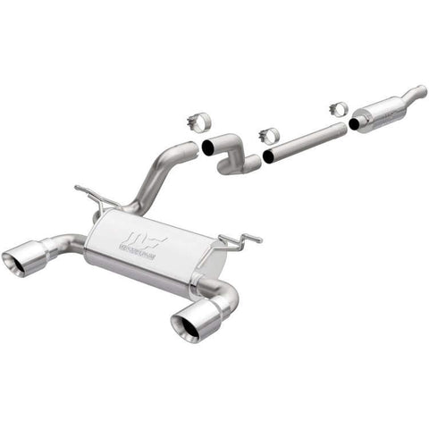 MagnaFlow 2018+ Jeep Wrangler L4-2.0L 3in 409SS Street Series Cat-Back Exhaust System w/Dual Split Rear Exit - GUMOTORSPORT