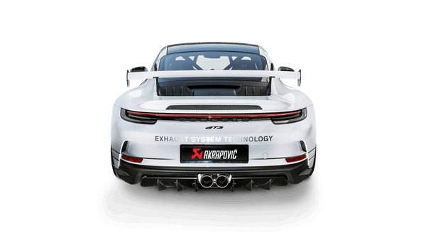 Akrapovic 2021 + Porsche 911 GT3 (992) Slip-On Race Line (Titanium) w/Titanium Tips - GUMOTORSPORT