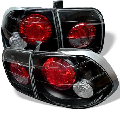 Spyder Honda Civic 96-98 4Dr Euro Style Tail Lights Black ALT-YD-HC96-4D-BK - GUMOTORSPORT