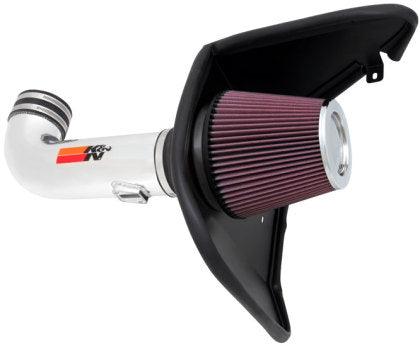 K&N 10-15 Camaro 6.2L V8 Polished Typhoon Short Ram Intake - GUMOTORSPORT