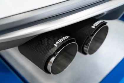 MBRP 2015-2020 Audi S3 SS 3in Quad Split Rear Exit Catback Exhaust w/ Carbon Fiber Tips - T304 - GUMOTORSPORT