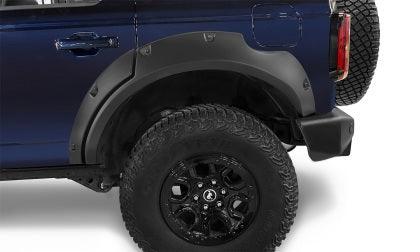 Bushwacker 2021+ Ford Bronco 4-Door Pocket Style Flares 4pc - Black - GUMOTORSPORT