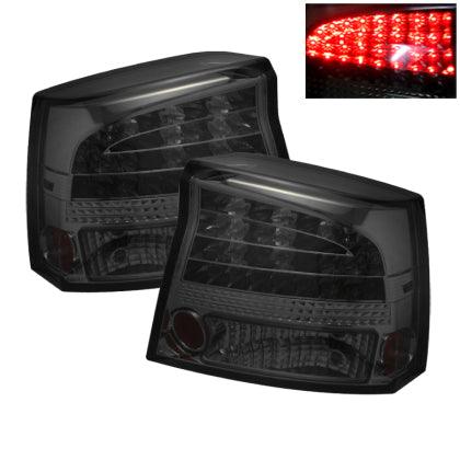 Spyder Dodge Charger 06-08 LED Tail Lights Smoke ALT-YD-DCH05-LED-SM - GUMOTORSPORT