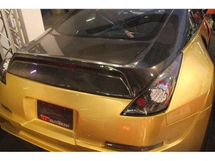 Spyder Nissan 350Z 03-05 Euro Style Tail Lights Black ALT-YD-N350Z02-BK - GUMOTORSPORT