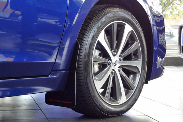 Rally Armor 2015 - 2019 Subaru Legacy Black UR Mud Flap w/ Red Logo