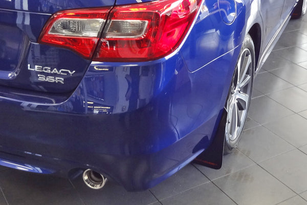 Rally Armor 2015 - 2019 Subaru Legacy Black UR Mud Flap w/ Red Logo