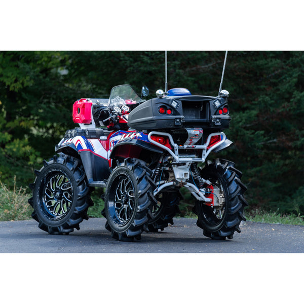 MBRP 5" Single Slip-on Exhaust, Polaris Sportsman Touring 2011-2022, Performance Series