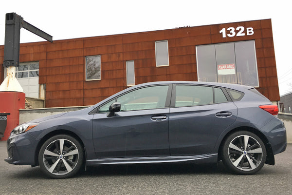 Rally Armor 2017 - 2023 Subaru Impreza Black UR Mud Flap w/ Red Logo