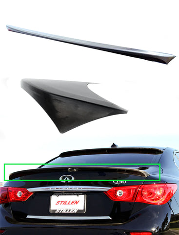 Stillen Infiniti Q50 Rear Spoiler [Unpainted] - KB11223