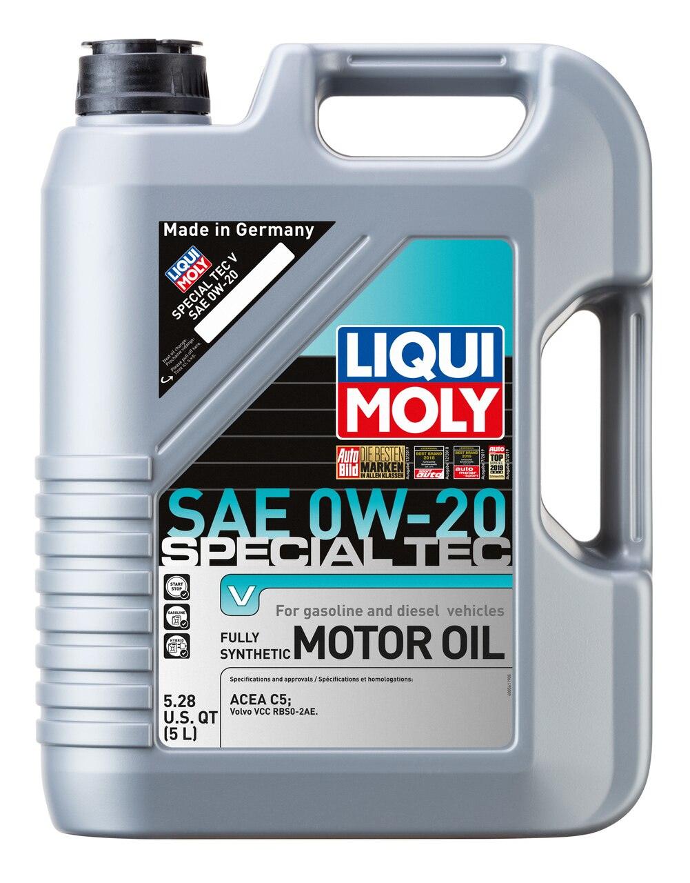 LIQUI MOLY 5L Special Tec V Motor Oil 0W-20 - GUMOTORSPORT