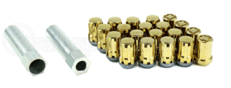 McGard Locking Lug Nut Kit Gold 12x1.5 - Universal - GUMOTORSPORT
