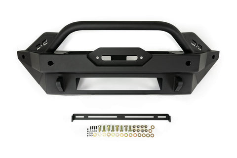 DV8 Offroad 2021+ Ford Bronco Modular Front Bumper Winch Capable w/ Auxiliary Light Mounts - GUMOTORSPORT