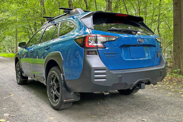Rally Armor 2022 + Subaru Outback Wilderness Black Mud Flap Grey Logo