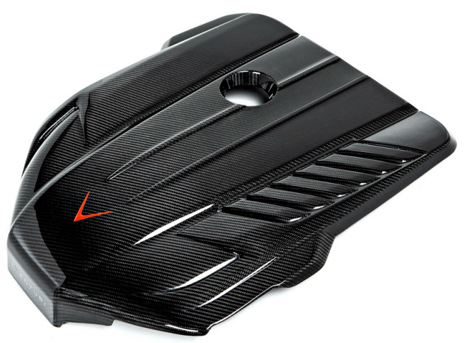 Eventuri Toyota A90 Supra Black Carbon Engine Cover