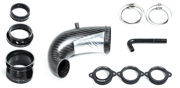 Eventuri Audi RS3 / TTRS Gen 2 LHD Carbon Turbo Inlet w/ No Flange