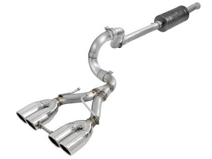 aFe Rebel Series 2.5in 304 SS Cat-Back Exhaust w/ Polished Tip 18-20 Jeep Wrangler (JL) - GUMOTORSPORT