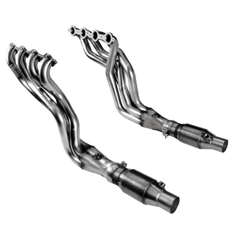 Kooks 2010 - 2015 Chevy Camaro SS LS3/L99/ 6.2L 1 7/8in x 3in SS LT Headers Inc 3in x 2 1/2in Green Catted