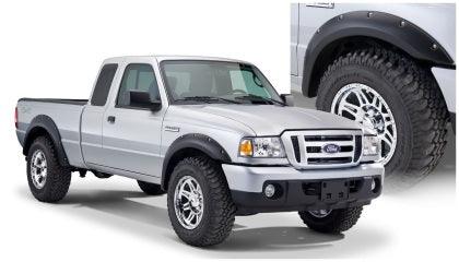 Bushwacker 93-11 Ford Ranger Styleside Pocket Style Flares 4pc 72.0/84.0in Bed - Black - GUMOTORSPORT