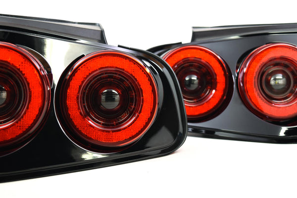 Morimoto Ford Mustang ( 2013 - 2014 ): XB LED Tail Lights ( Red / Smoked )