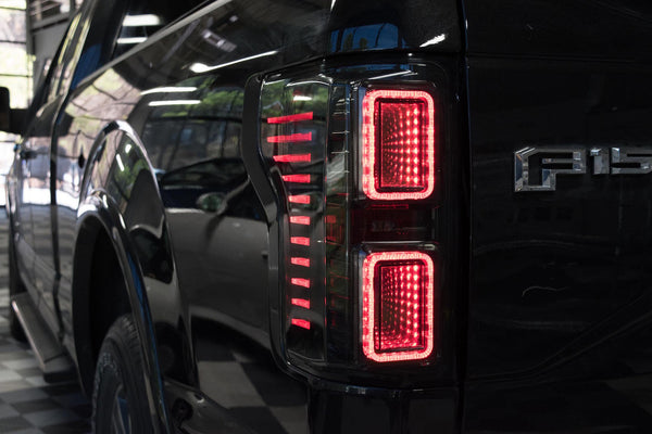 Morimoto Ford F-150 ( 2015 - 2020 ): XB LED Tail Lights ( Red  / Smoked )