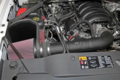 K&N 63 Series Aircharger Performance Intake Kit Chevy/GMC 2014 - 2019 Silverado/Sierra 1500 5.3L/6.2L V8 - GUMOTORSPORT