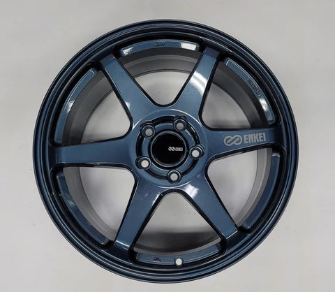 Enkei T6R 18x9.5 38mm Offset 5x114.3 Bolt Pattern 72.6 Bore Misty Blue Wheel - GUMOTORSPORT