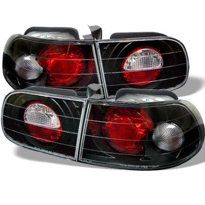 Spyder Honda Civic 92-95 3DR Euro Style Tail Lights Black ALT-YD-HC92-3D-BK - GUMOTORSPORT