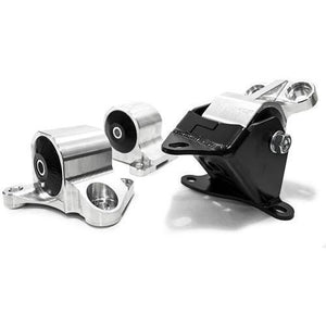 Innovative 96-00 Civic B/D Series Silver Aluminum Mounts 75A Bushings (2 Bolt) - GUMOTORSPORT