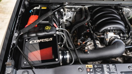 Corsa 2014 - 2019 Chevrolet Silverado/Sierra 6.2L V8 Closed Box Air Intake w/ DryTech Filter