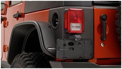 Bushwacker 07-18 Jeep Wrangler Trail Armor Rear Corners - Black - GUMOTORSPORT